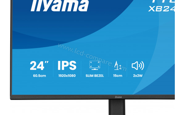 IIYAMA ProLite XB2491HS-B1 - Zoom sur la partie basse