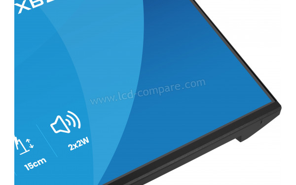 IIYAMA ProLite XB2491HS-B1 - Zoom sur la partie basse