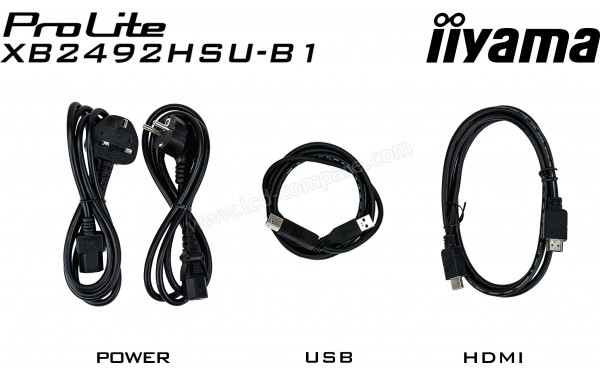 IIYAMA ProLite XB2492HSU-B1 - Accessoires