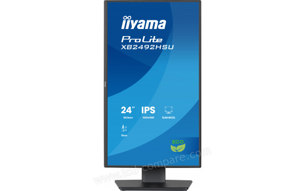 IIYAMA ProLite XB2492HSU-B1 - Vue de face en mode portrait
