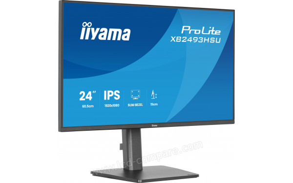 IIYAMA ProLite XB2493HSU-B1 - Vue 3/4 gauche