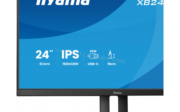 IIYAMA ProLite XB2495WSC-B1 - Zoom sur la partie basse