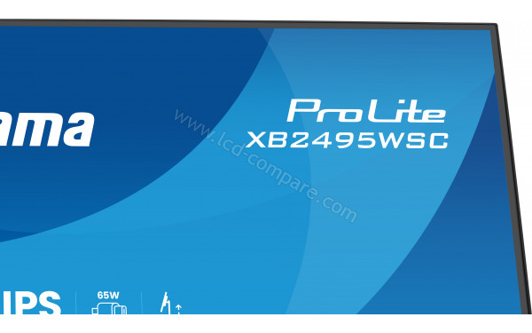 IIYAMA ProLite XB2495WSC-B1 - Zoom sur le coin sup&eacute;rieur droit