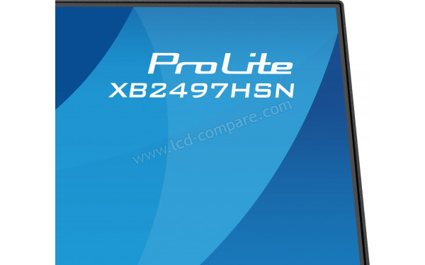 IIYAMA ProLite XB2497HSN-B1 - Zoom sur le coin sup&eacute;rieur droit