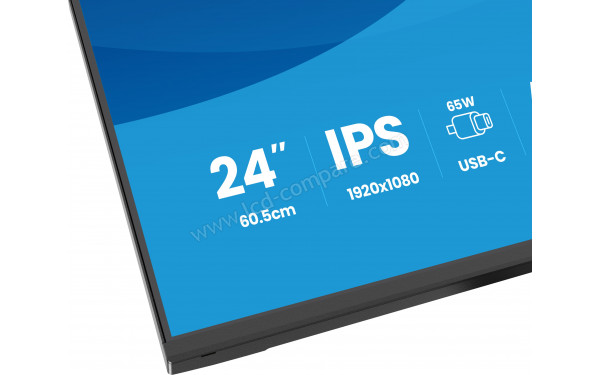 IIYAMA ProLite XB2497HSN-B1 - Zoom sur la partie basse