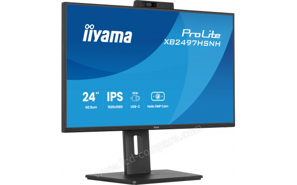 IIYAMA ProLite XB2497HSNH-B1 - Vue 3/4 gauche