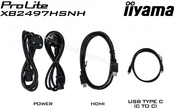 IIYAMA ProLite XB2497HSNH-B1 - Accessoires