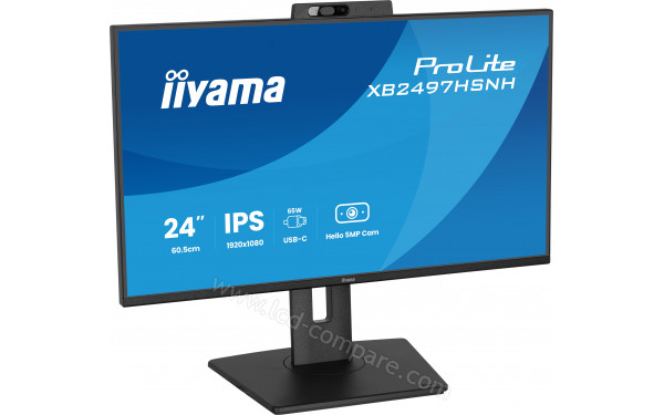 IIYAMA ProLite XB2497HSNH-B1 - Vue 3/4 gauche