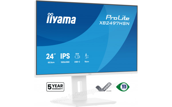 IIYAMA ProLite XB2497HSN-W1 - Vue 3/4 gauche