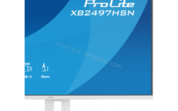 IIYAMA ProLite XB2497HSN-W1 - Zoom sur la partie basse