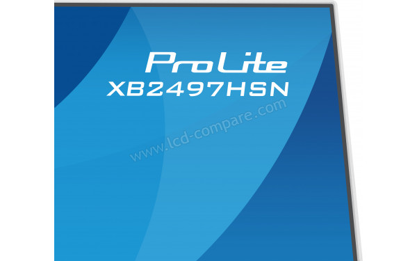 IIYAMA ProLite XB2497HSN-W1 - Zoom sur le coin sup&eacute;rieur droit