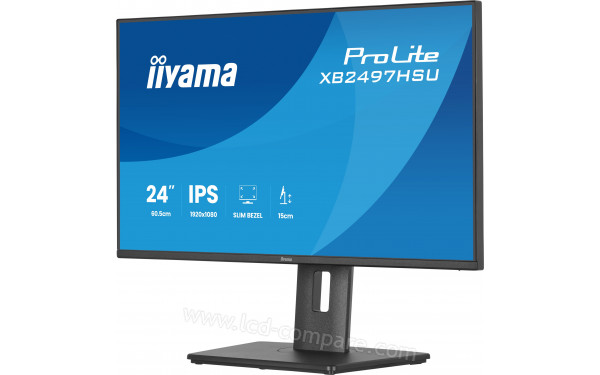 IIYAMA ProLite XB2497HSU-B1 - Vue 3/4 droite