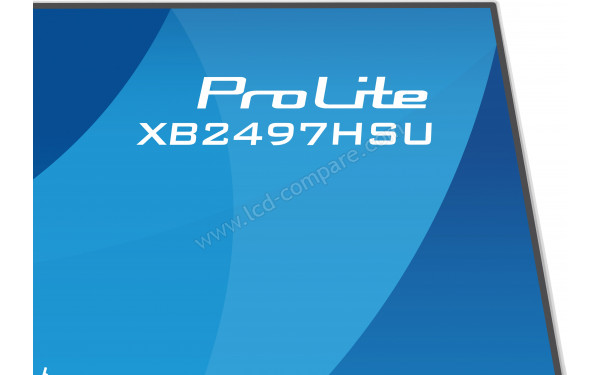 IIYAMA ProLite XB2497HSU-W1 - Zoom sur le coin sup&eacute;rieur droit