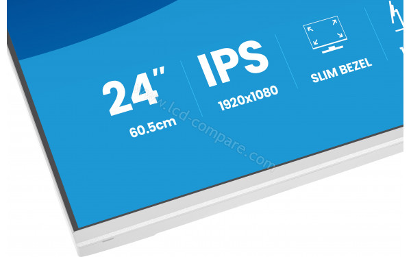 IIYAMA ProLite XB2497HSU-W1 - Zoom sur la partie basse