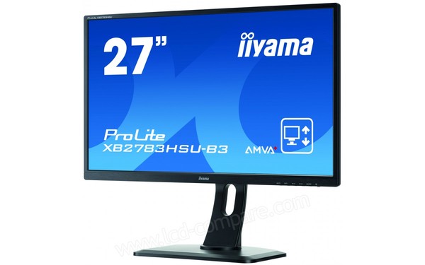 IIYAMA ProLite XB2783HSU-B3 - Vue 3/4 droite