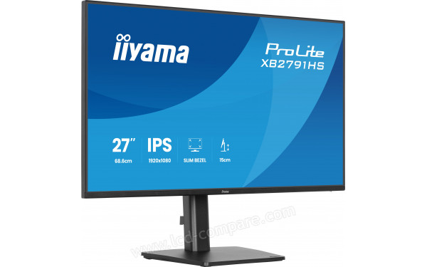 IIYAMA ProLite XB2791HS-B1 - Vue 3/4 gauche