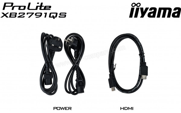 IIYAMA ProLite XB2791QS-B1 - Accessoires