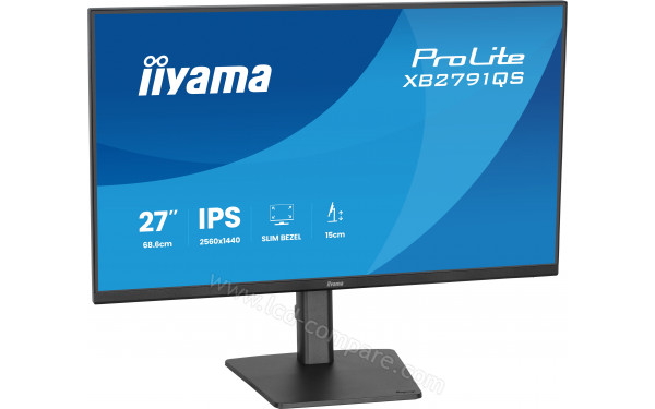 IIYAMA ProLite XB2791QS-B1 - Vue 3/4 gauche