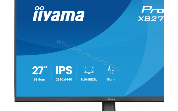 IIYAMA ProLite XB2791QS-B1 - Zoom sur la partie basse