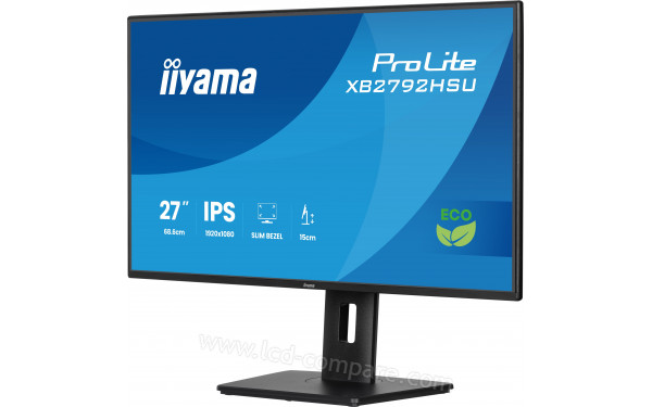 IIYAMA ProLite XB2792HSU-B1 - Vue 3/4 droite