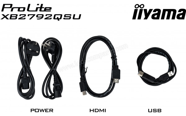 IIYAMA ProLite XB2792QSU-B1 - Accessoires