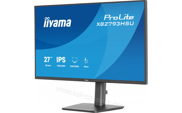 IIYAMA ProLite XB2793HSU-B1 - Vue 3/4 droite
