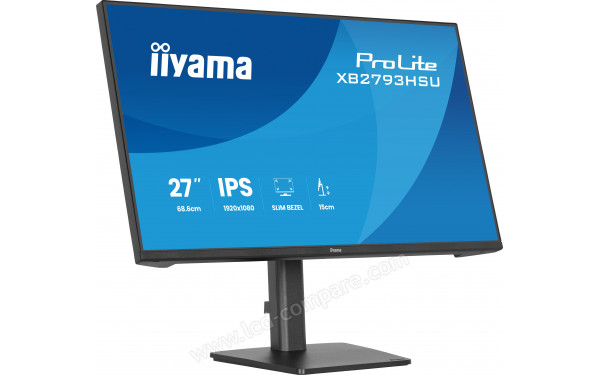 IIYAMA ProLite XB2793HSU-B1 - Vue 3/4 gauche