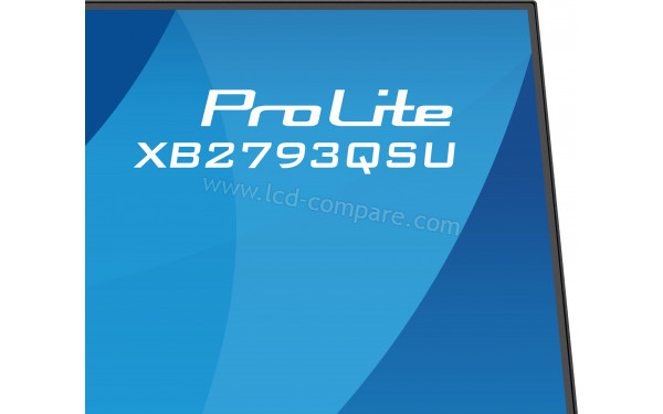 IIYAMA XB2793QSU-B1 - Zoom sur le coin sup&eacute;rieur droit