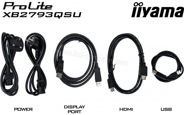 IIYAMA XB2793QSU-B1 - Accessoires