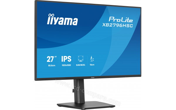 IIYAMA ProLite XB2796HSC-B1 - Vue 3/4 gauche