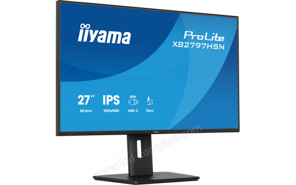 IIYAMA ProLite XB2797HSN-B1 - Vue 3/4 gauche