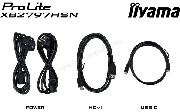 IIYAMA ProLite XB2797HSN-B1 - Accessoires