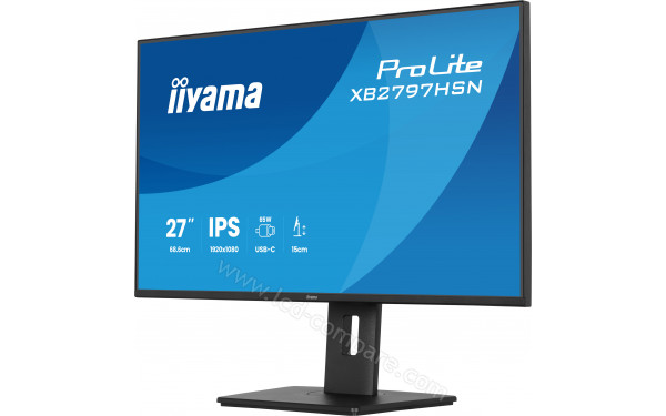 IIYAMA ProLite XB2797HSN-B1 - Vue 3/4 droite