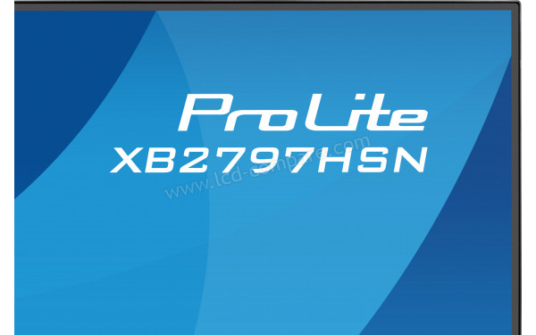 IIYAMA ProLite XB2797HSN-B1 - Zoom sur le coin sup&eacute;rieur droit