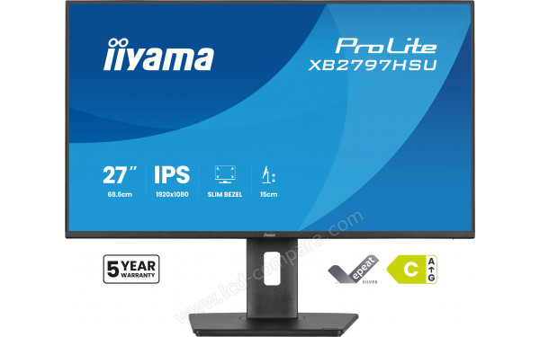 IIYAMA ProLite XB2797HSU-B1 - Vue de face