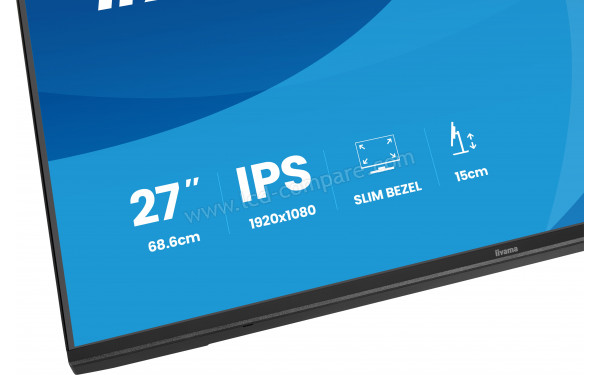 IIYAMA ProLite XB2797HSU-B1 - Zoom sur la partie basse