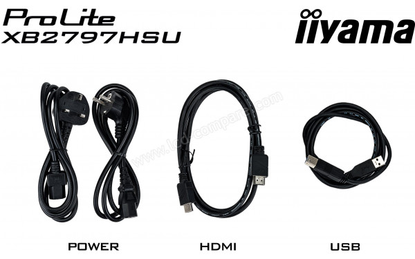IIYAMA ProLite XB2797HSU-B1 - Accessoires