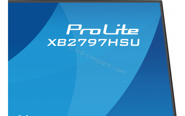 IIYAMA ProLite XB2797HSU-B1 - Zoom sur le coin sup&eacute;rieur droit