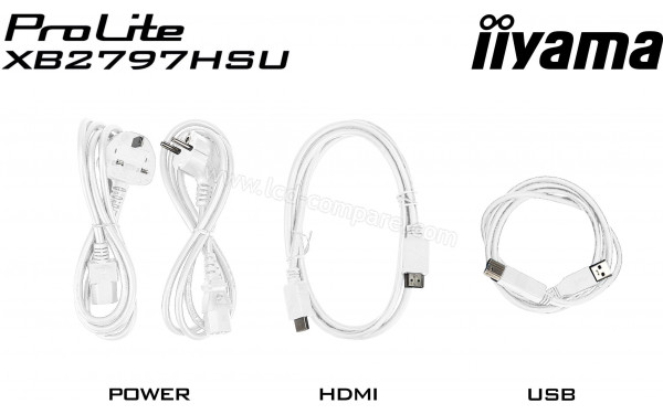 IIYAMA ProLite XB2797HSU-W1 - Accessoires