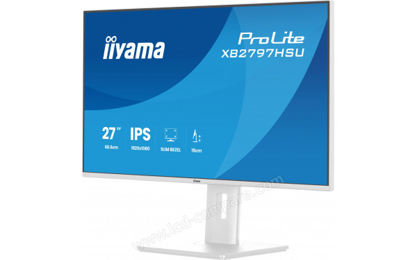 IIYAMA ProLite XB2797HSU-W1 - Vue 3/4 droite