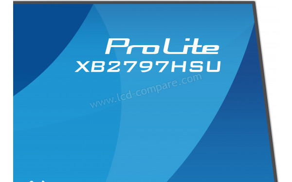 IIYAMA ProLite XB2797HSU-W1 - Zoom sur le coin sup&eacute;rieur droit