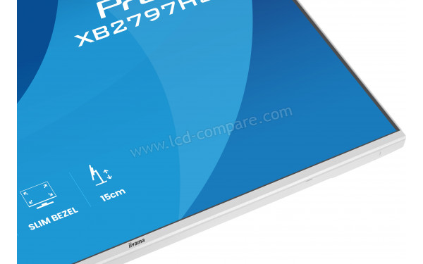 IIYAMA ProLite XB2797HSU-W1 - Zoom sur la partie basse