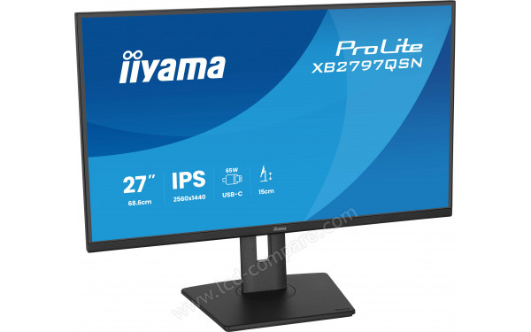 IIYAMA ProLite XB2797QSN-B1 - Vue 3/4 gauche