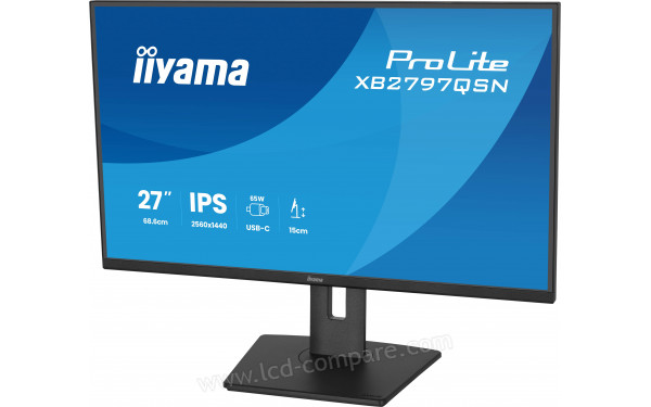 IIYAMA ProLite XB2797QSN-B1 - Vue 3/4 droite