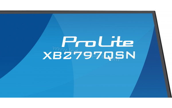 IIYAMA ProLite XB2797QSN-B1 - Zoom sur le coin sup&eacute;rieur droit