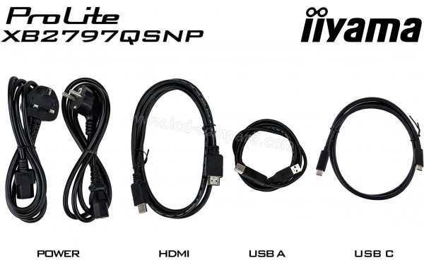 IIYAMA ProLite XB2797QSNP-B1 - Accessoires