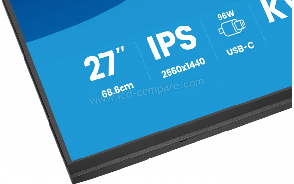 IIYAMA ProLite XB2797QSNP-B1 - Zoom sur la partie basse