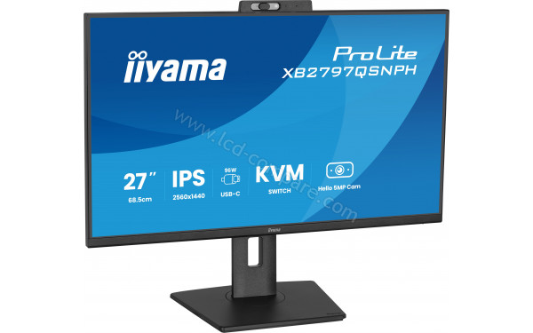 IIYAMA ProLite XB2797QSNPH-B1 - Vue 3/4 gauche