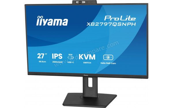 IIYAMA ProLite XB2797QSNPH-B1 - Vue 3/4 droite