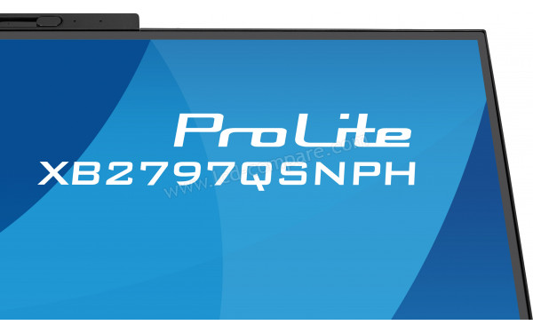 IIYAMA ProLite XB2797QSNPH-B1 - Zoom sur le coin sup&eacute;rieur droit